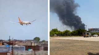 ভারতের আহমেদাবাদে ২৪২ আরোহী নিয়ে লন্ডনগামী বিমান বিধ্বস্ত