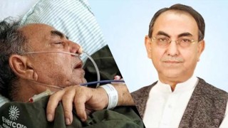 সিঙ্গাপুরের চিকিৎসার উদ্দেশ্যে মির্জা আব্বাস এয়ার অ্যাম্বুলেন্সে