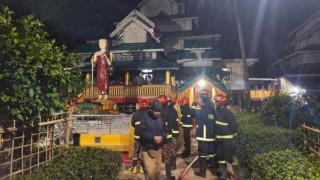 রামুর বৌদ্ধবিহারে দুর্বৃত্তের আগুন